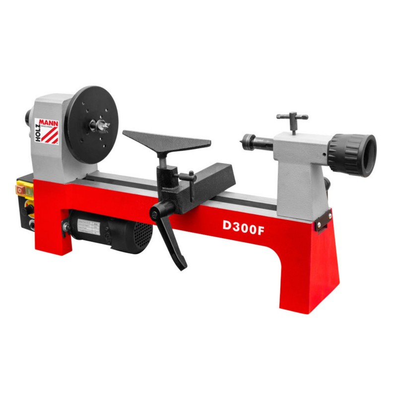 Thumbnail - Holzmann Drechselbank D300F 230V Schwarz, Rot