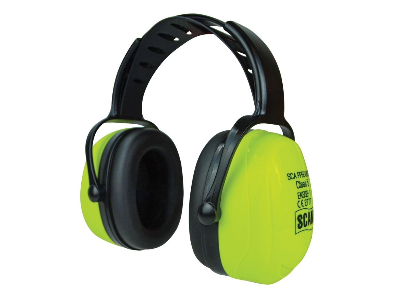 Scan Hi-Vis Ear Defenders Snr 32 Db