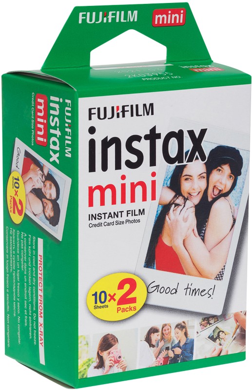 Fujifilm Instant Photo Film White Suitable for instax Mini Pack of 20