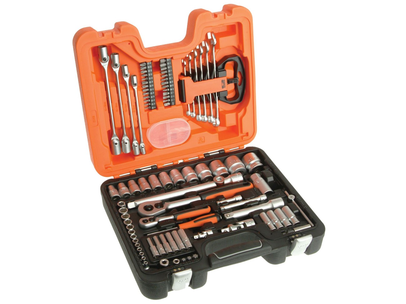 Bahco S910 Socket & Spanner Set Of 92 Metric & Af 1.4 & 1.2In Drive