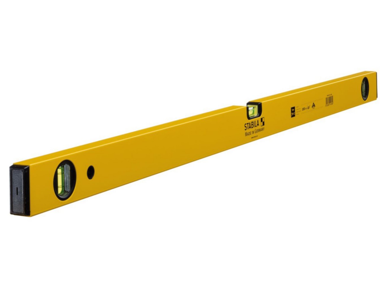 Stabila 70-2-100 Double Plumb Spirit Level 3 Vial 100Cm