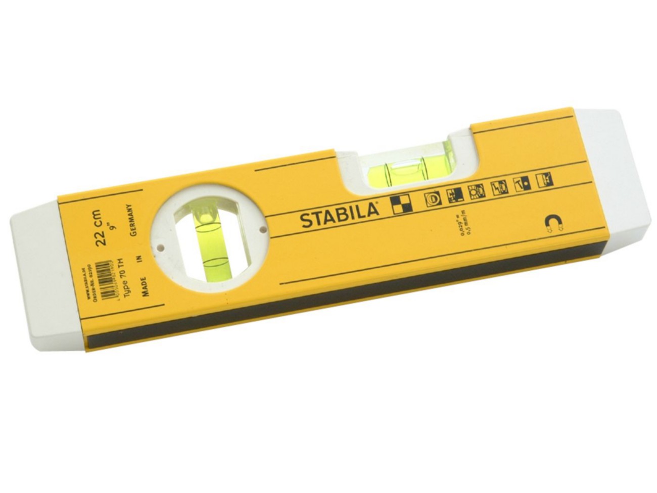 Stabila 70Tm Torpedo Level 22Cm Magnetic Base