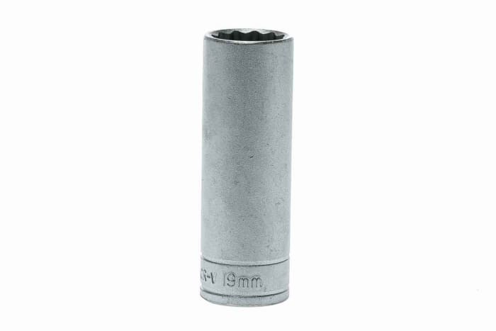 Teng Tools Bi-Hexagon Socket Deep12 Point 1.2In Drive 19Mm