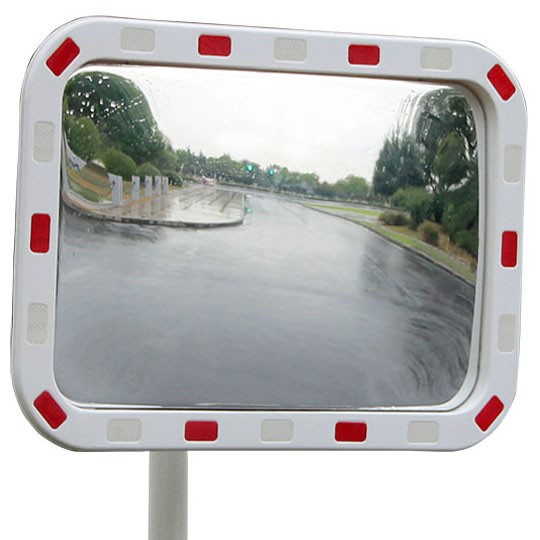 Gpc Rectangular Reflective Traffic Mirror, 600 X 400Mm