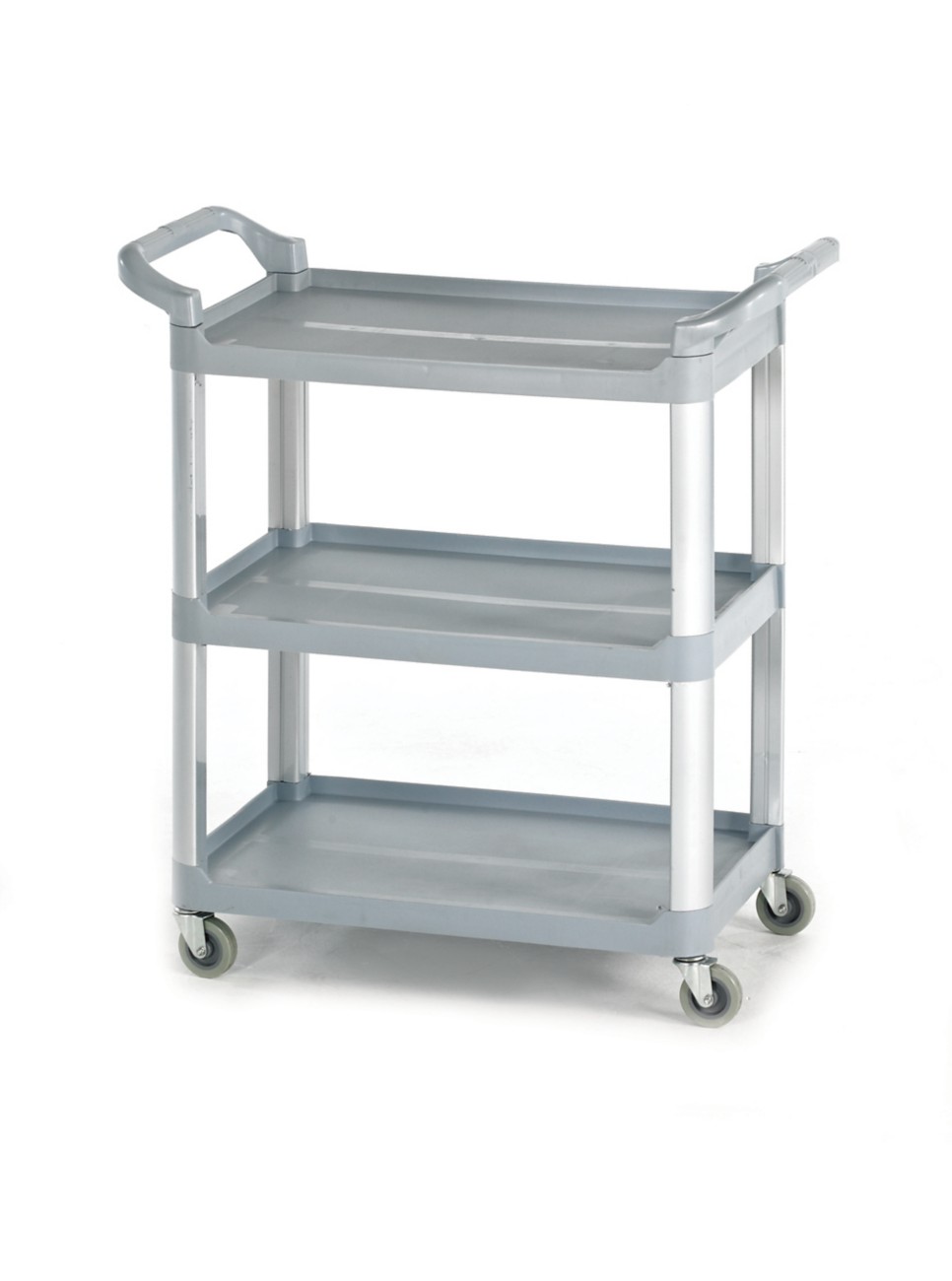 Gpc Mobile Shelf Trolley 3 Shelves 225 Kg 850 X 420 X 910 Mm Grey