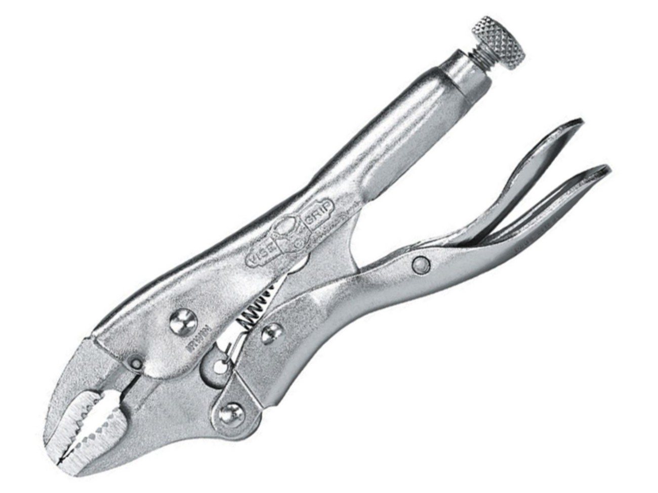Vise-Grip Curved Jaw Locking Pliers With Wire Cutter T0502el4 Steel Silver