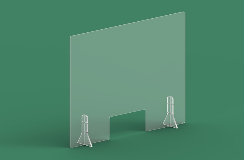 Bisley Schutzscheibe Acryl SPL2800 Transparent 780 x 600 mm 2 Stück SPL2800