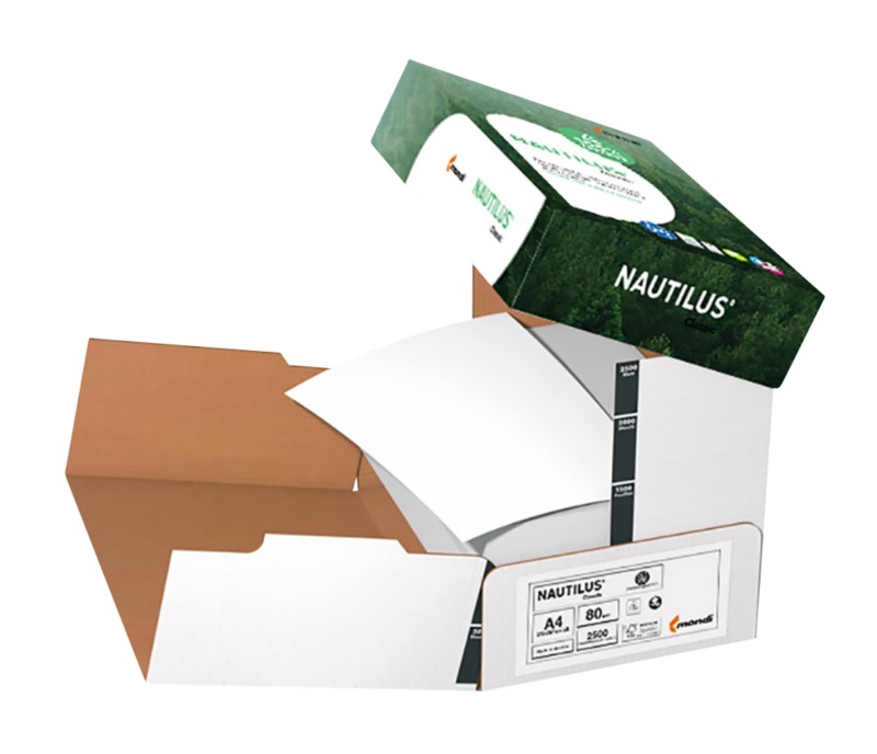 Nautilus Classic DIN A4 Druckerpapier 80 g/m² Glatt Weiß 2500 Blatt