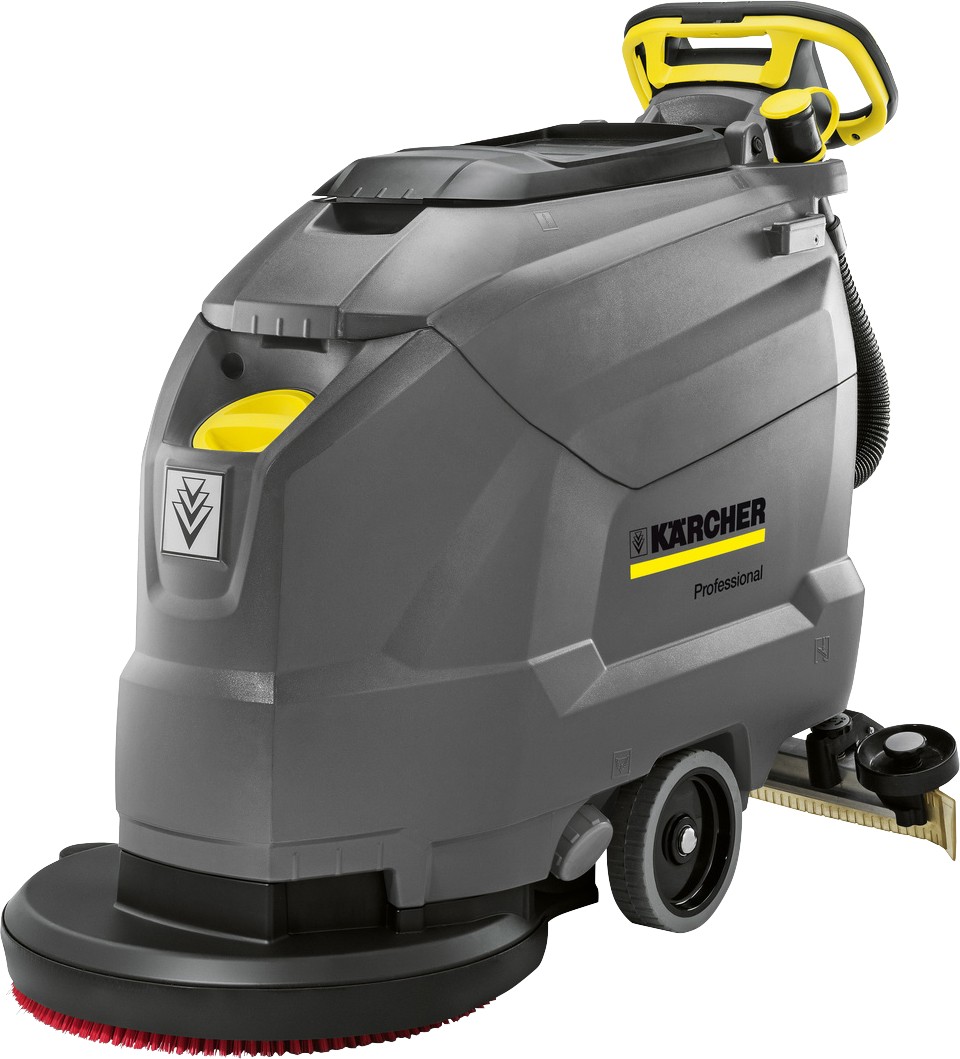 Kärcher Cordless Scrubber Dryer Professional Bd 50/50 C Classic Grey Fresh Water Capacity 50L & Dirt Water Capacity 50L