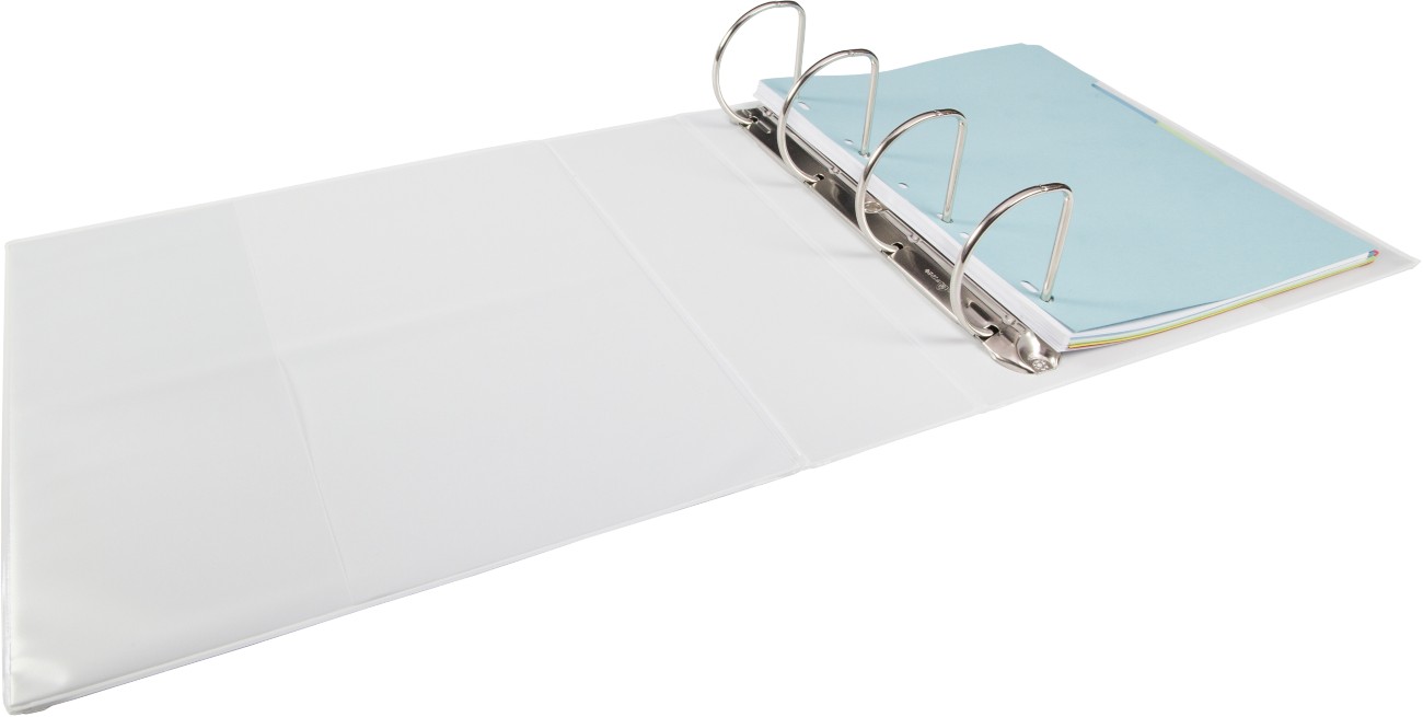 Elba Ring Binder A4+ 4 Rings White Panorama