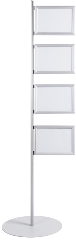 Thumbnail - Bi-Office Snap Display Infoständer DIN A4 Aluminium, Kunststoff Transparent