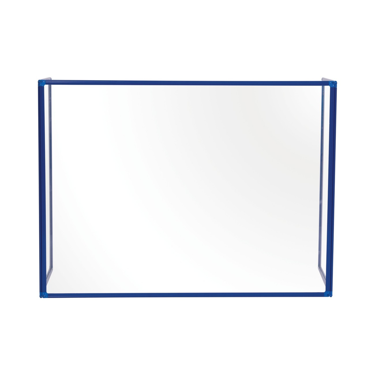 Bi-Office Protective Screen Acrylic, Aluminium 1,200 (W) X 900 (H) Mm Freestanding Trio Pack Of 3