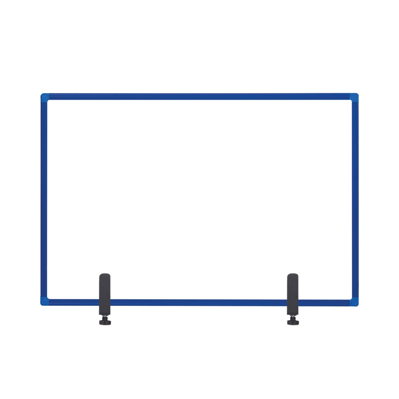 Bi-Office Protective Screen Acrylic, Aluminium 1,200 (W) X 900 (H) Mm Desk Mounted Maya