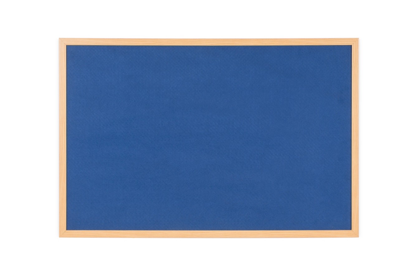Bi-Office Earth Noticeboard Non Magnetic 180 (W) X 1.9 (D) X 120 (H) Cm Blue