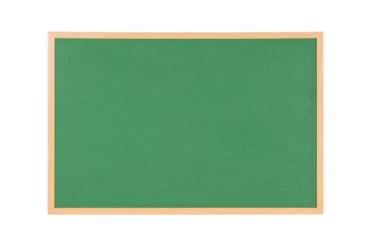 Bi-Office Earth Noticeboard Non Magnetic 120 (W) X 1.9 (D) X 90 (H) Cm Green