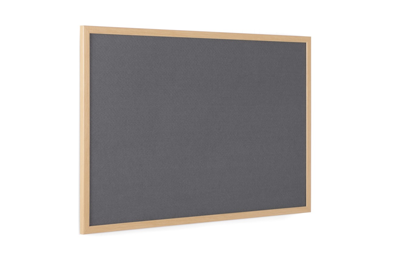 Bi-Office Earth Noticeboard Non Magnetic 120 (W) X 1.9 (D) X 90 (H) Cm Grey