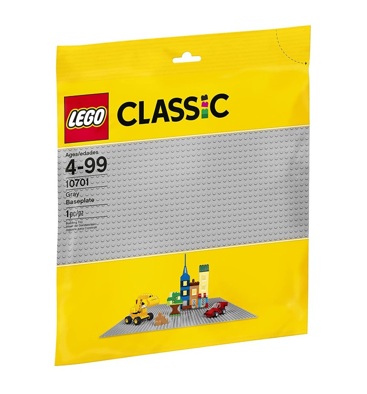 Image of LEGO Classic Grau Grundplatte 10701 Grundplatte Ab 4 Jahre