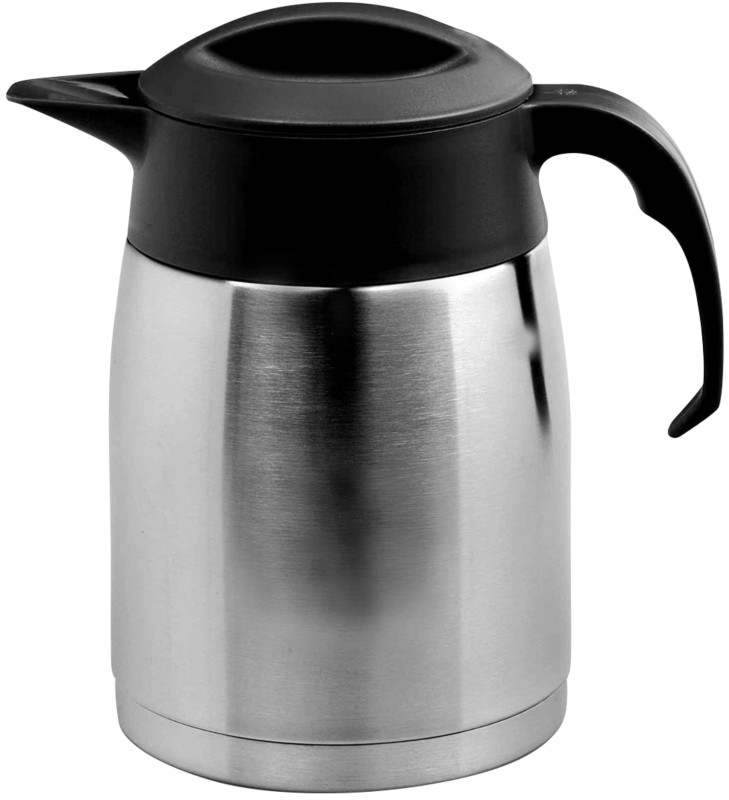 Jos ten Berg EasyClean Isolierkanne Edelstahl 1,2 L Schwarz, Silber 381.924