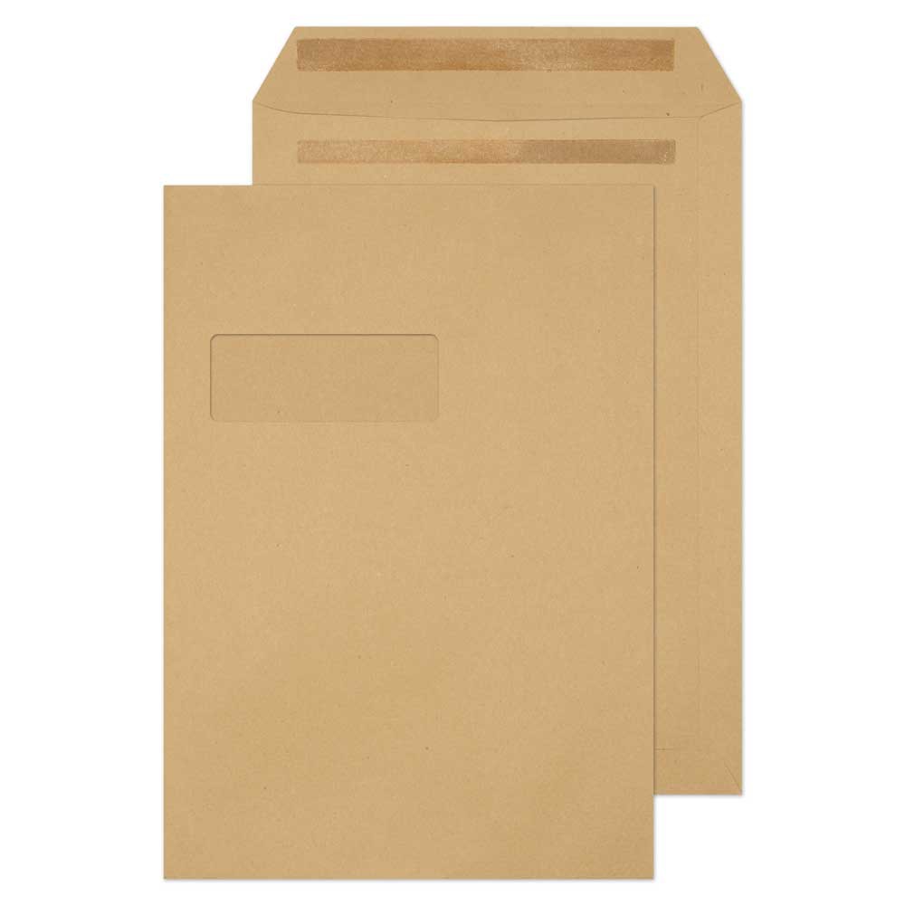 Blake Purely Everyday Envelopes Window C4 229 (W) X 324 (H) Mm Cream 115 Gsm Pack Of 250