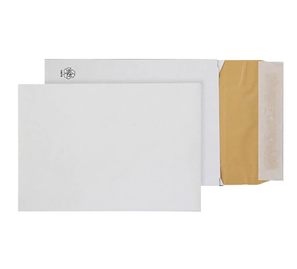 Purely Packaging Vita Purely Ecocushion Gusset Envelopes C5 Peel & Seal 229 X 162 X 50 Mm Plain 140 Gsm White Pack Of 100
