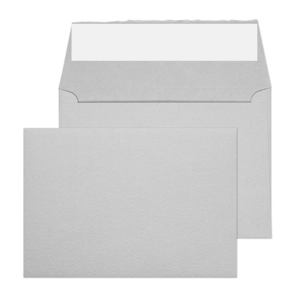 Creative Senses Coloured Envelope C6 162 (W) X 114 (H) Mm Adhesive Strip Grey 190 Gsm Pack Of 50