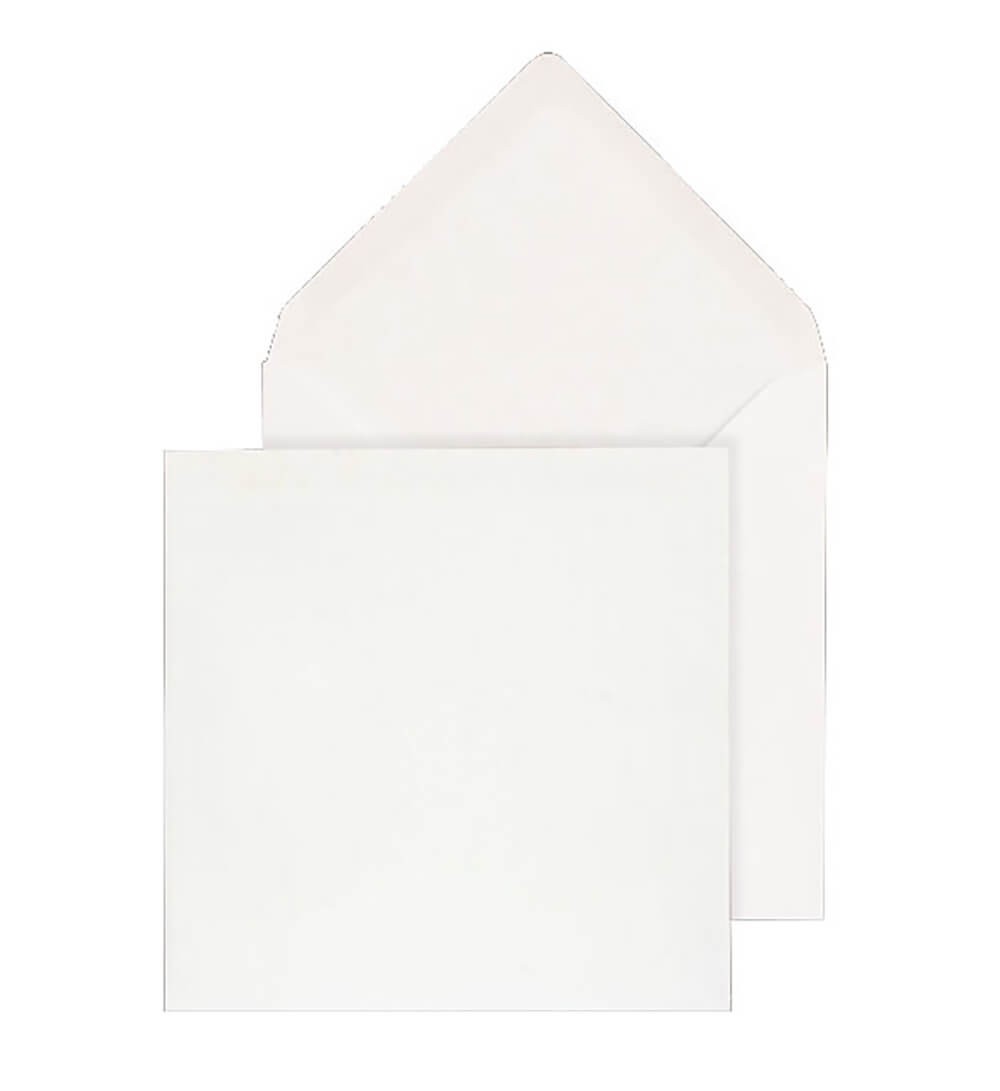 Blake Everyday White Gummed Square Banker Invitation 111x111mm 90gsm - Image 3
