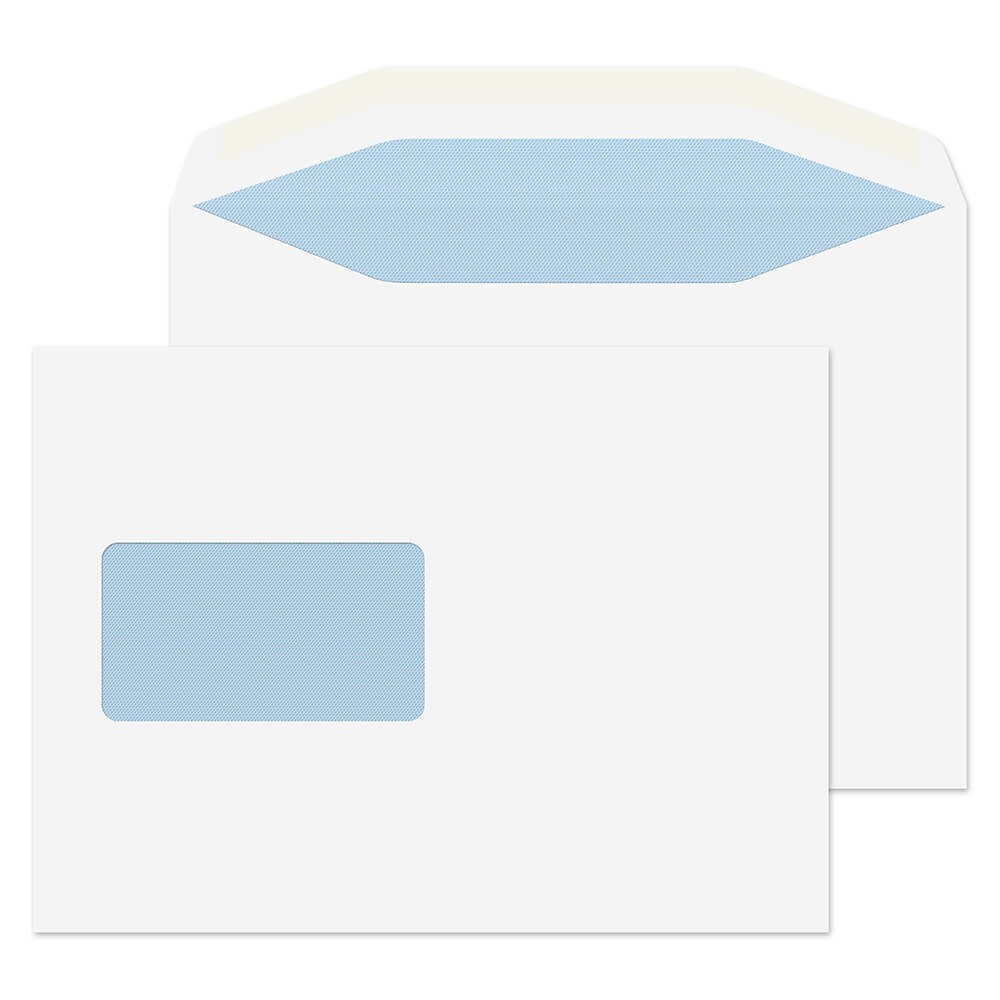 Blake Everyday Mailing Bag Window C5+ 235 (W) X 162 (H) Mm White 115 Gsm Pack Of 500