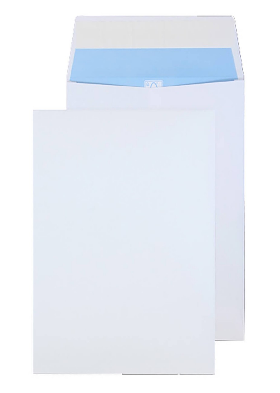 Blake Purely Nature First Ennvironmental C4 Gusset Envelopes Peel & Seal 324 X 229 X 25 Mm Plain 140 Gsm White Pack Of 125