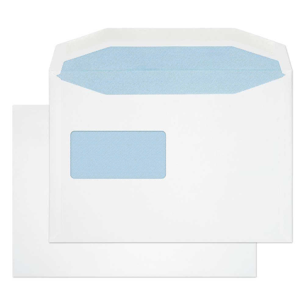 Blake Everyday Mailing Bag Window C5 229 (W) X 162 (H) Mm White 100 Gsm Pack Of 500
