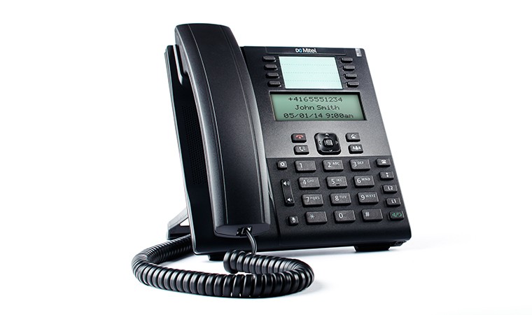 Mitel VoIP Telefon 6865 Schwarz Schnurgebunden