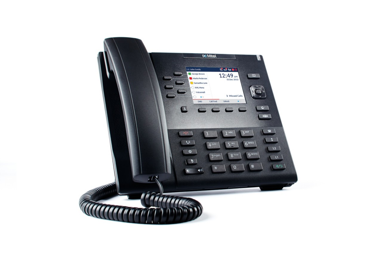 Mitel VoIP Telefon 6867 Schwarz Schnurgebunden