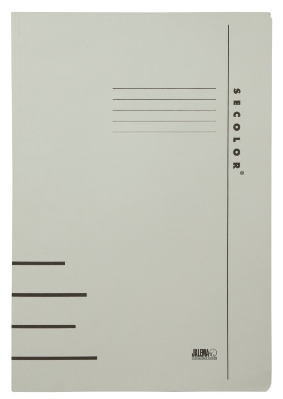 Jalema Clip File Secolor Folio 3106307 Grau 10 Stück