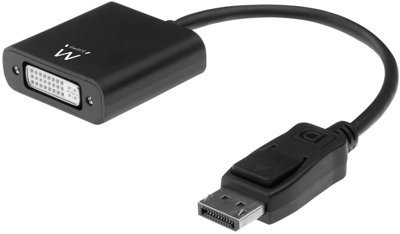 ewent Adapterkabel Display Port Stecker - DVI Buchse Schwarz