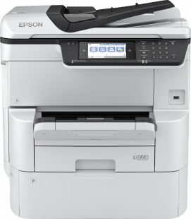 Epson WORKFORCE PRO WF-C878RDWF Farb Tintenstrahl Multifunktionsdrucker DIN A3 Schwarz, Weiß