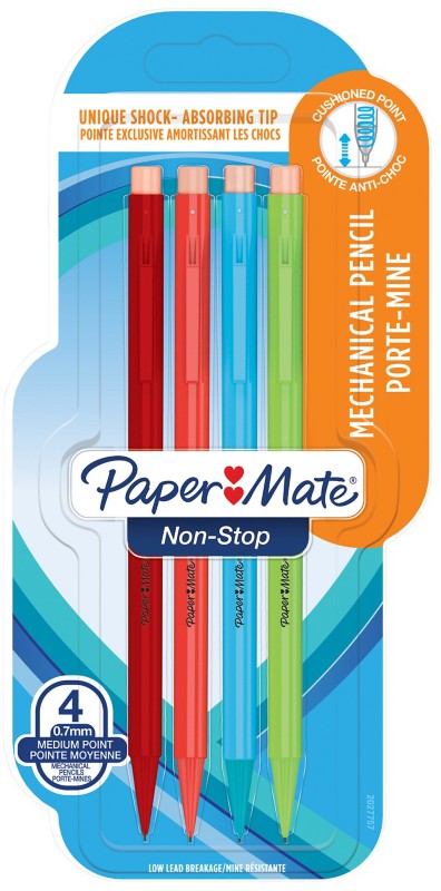 Papermate Druckbleistift Non Stop HB 4er-Pack