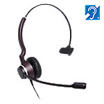 JPL HAC-1 Wired Mono Headset Over the Head With Noise Cancellation QD Male With Microphone Purple