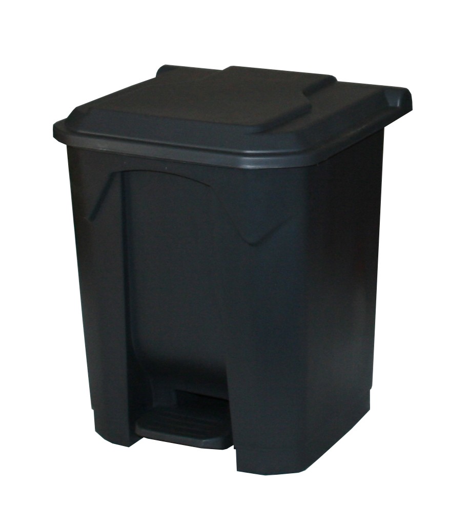 Gpc Pedal Bin 30 L Grey Polypropylene Lpb30z _Dgry
