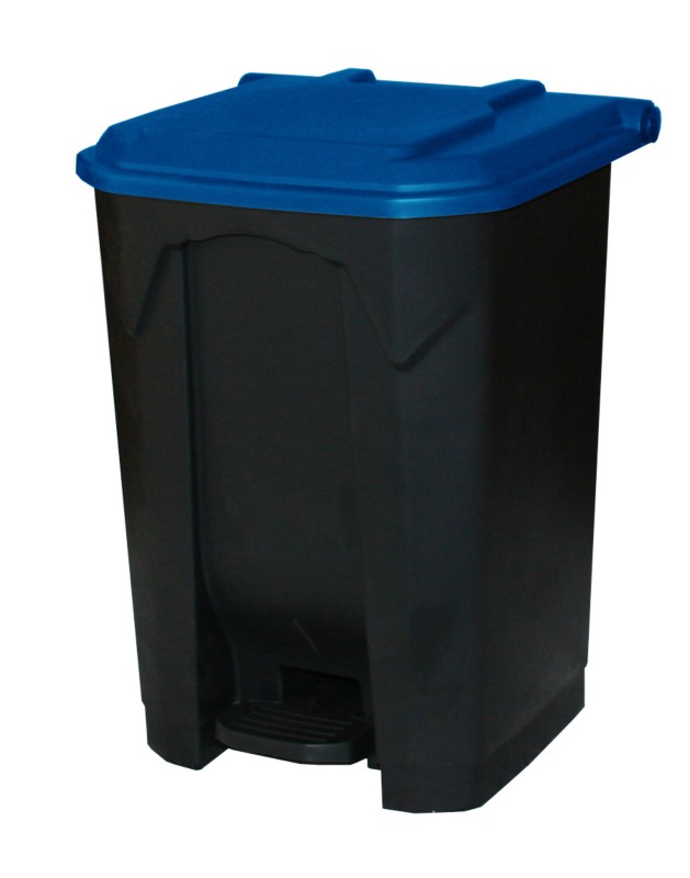 GPC Pedal Bin 50 L Grey Polypropylene CPB50Z_BL_LD