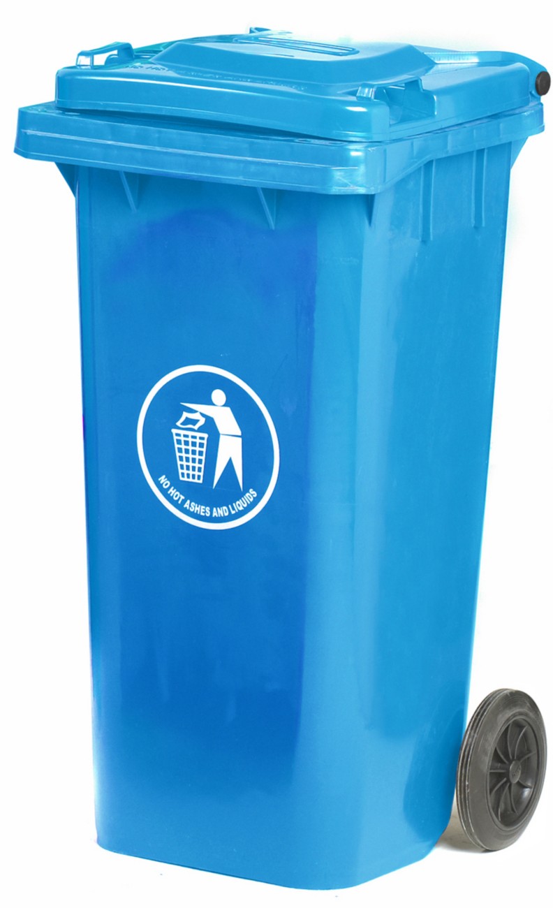Gpc Wheelie Bin 120 L Blue Polyethylene Lwb120y_blue