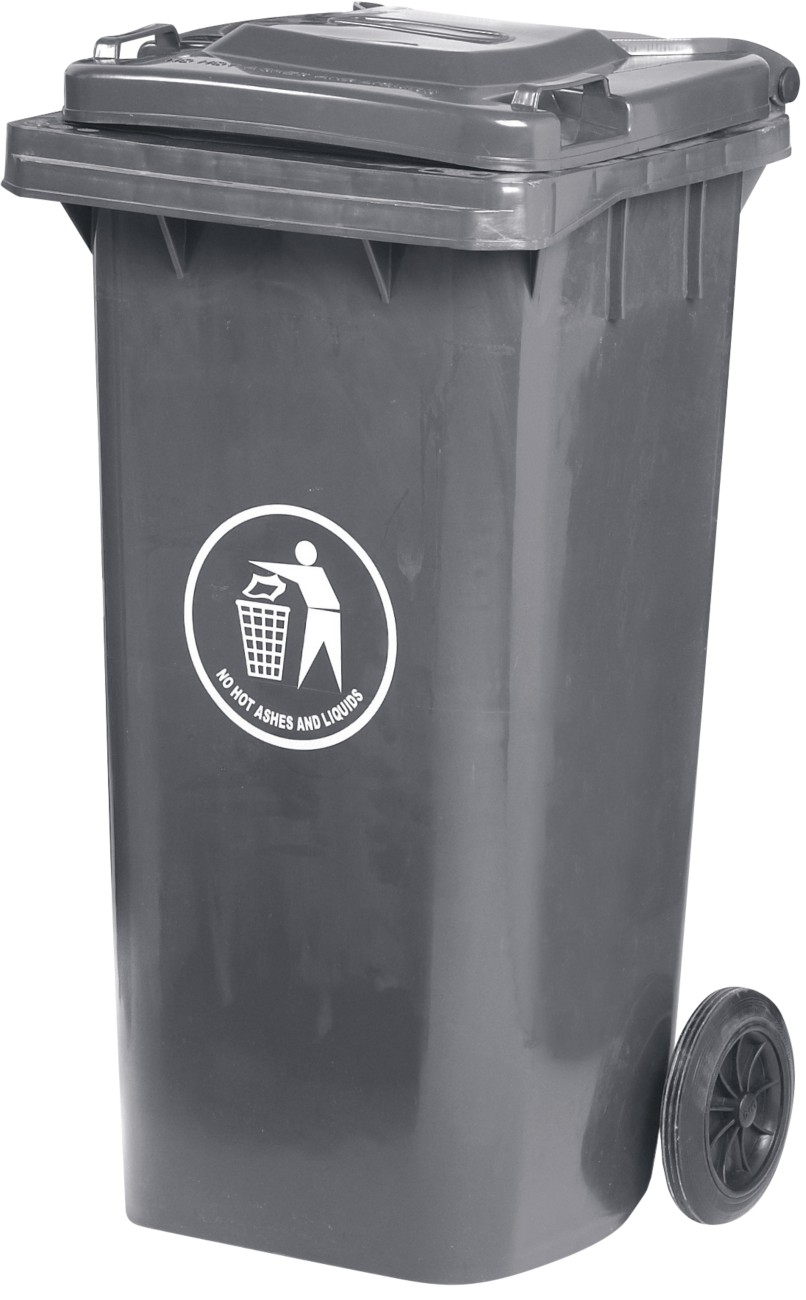 Gpc Wheelie Bin 120 L Dark Grey Lwb120y_dgry