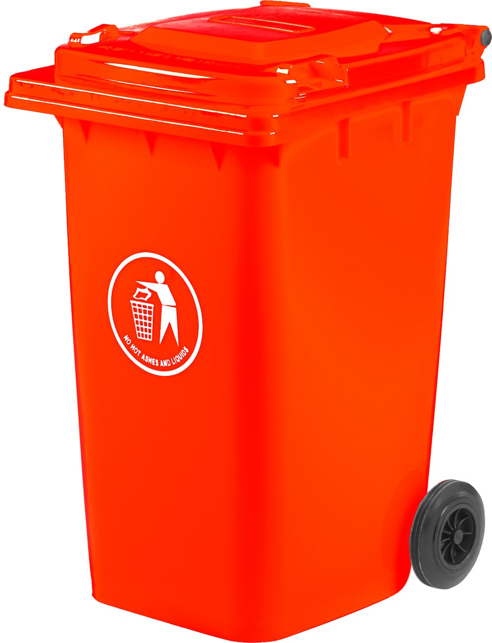 Gpc Wheelie Bin 240 L Red Polyethylene Lwb240y_red