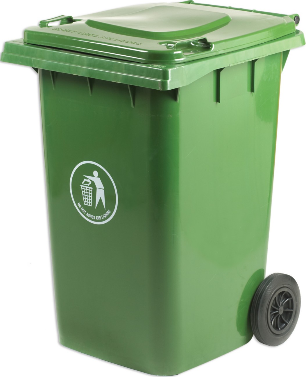 Gpc Wheelie Bin 360 L Green Polyethylene Lwb360y_gr