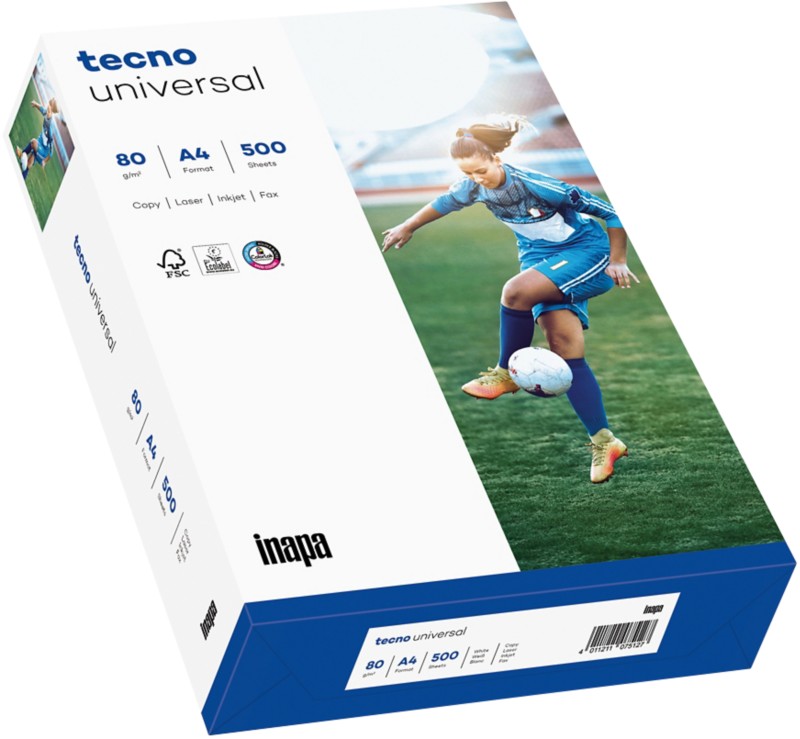 tecno Universal DIN A4 Druckerpapier Weiß 80 g/m² 500 Blatt