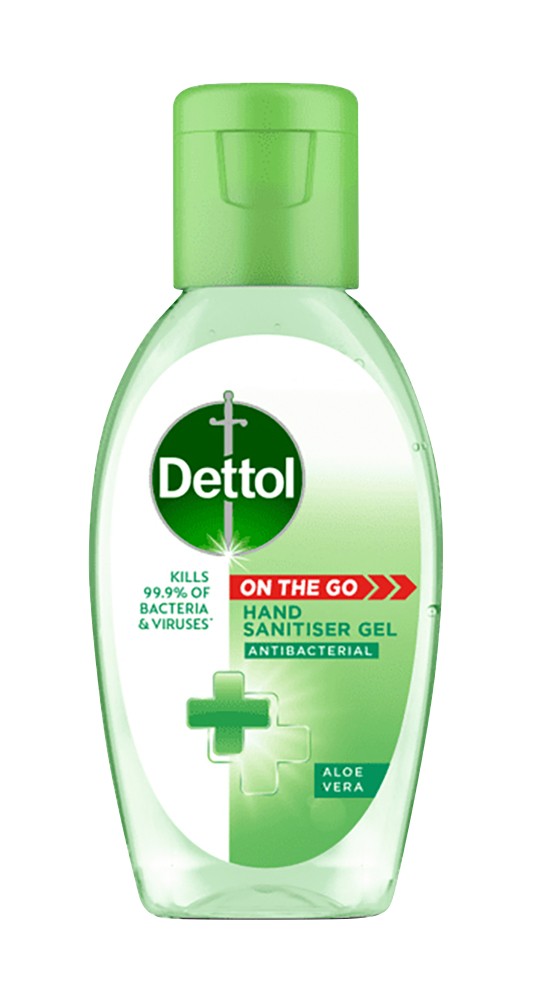 Dettol Hand Gel Aloe Vera Antibacterial 50Ml