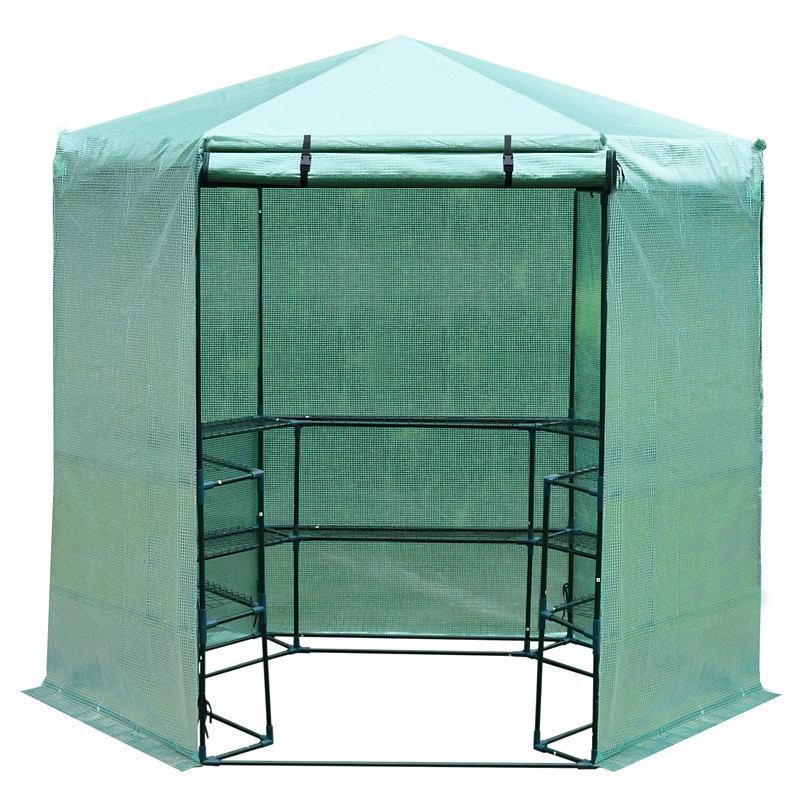 Outsunny Greenhouse Outdoors Waterproof Green 2250 mm