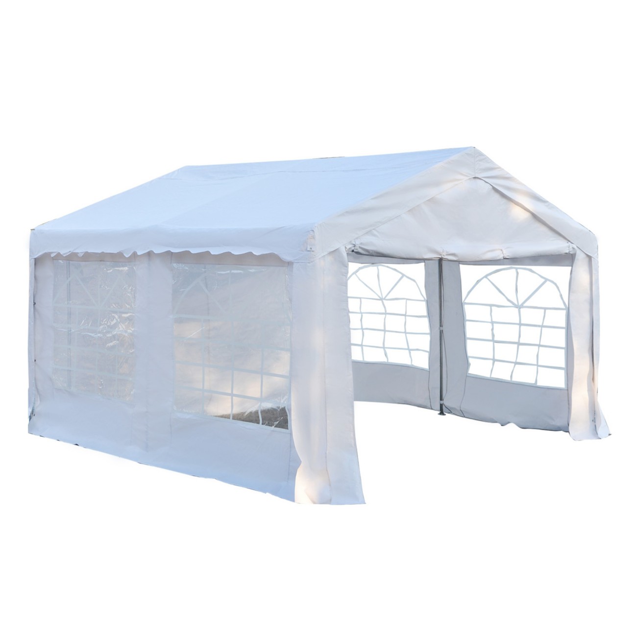 Outsunny Party Gazebo 40 X 4 X 2.8 M White