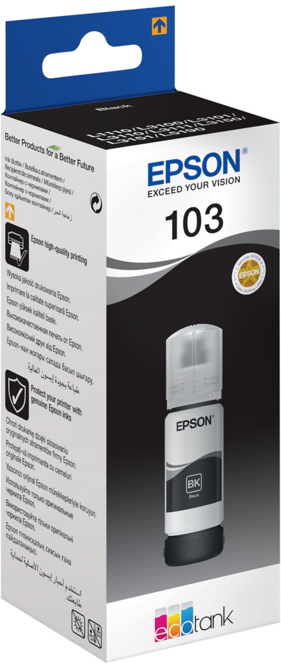 Epson 103 Original Tintenpatrone C13T00S14A10 Schwarz
