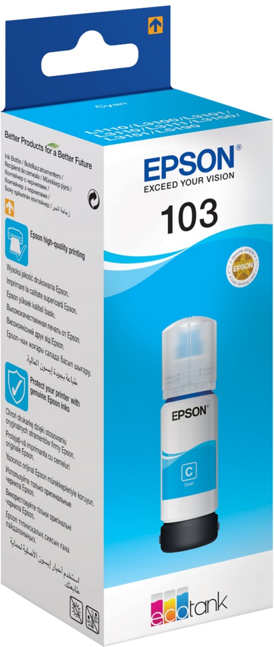Epson 103 Original Tintenpatrone C13T00S24A10 Cyan