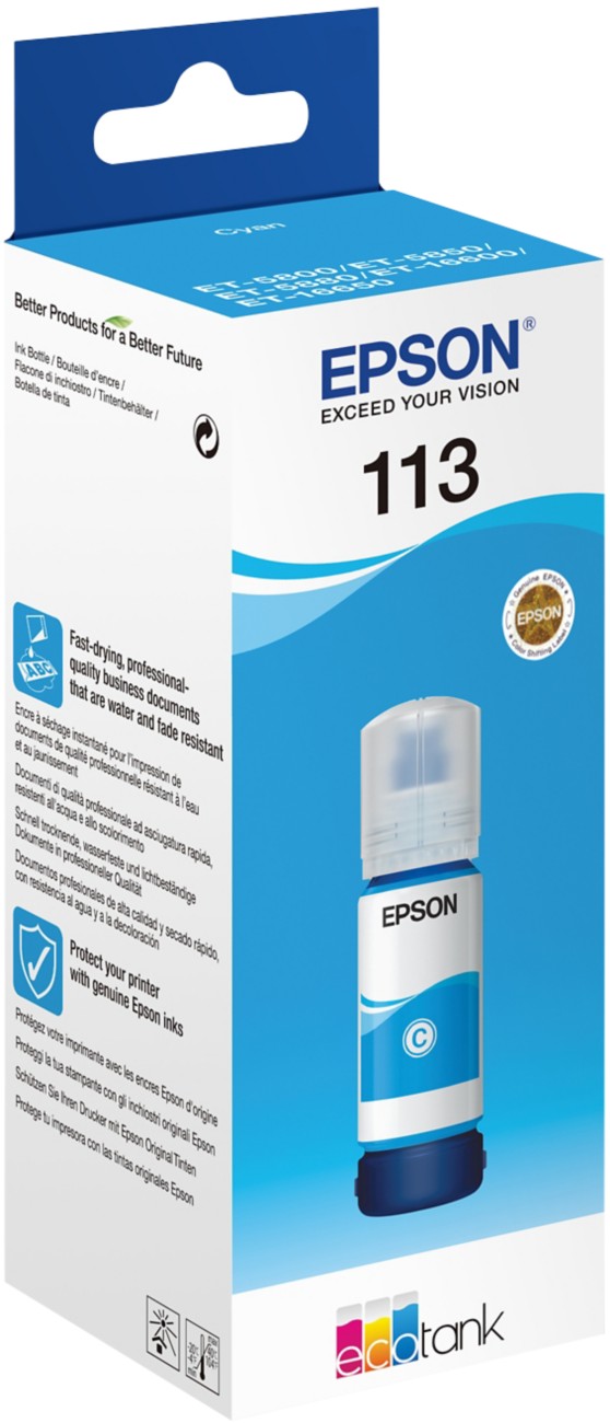 Epson 113 Original Tintenpatrone C13T06B240 Cyan