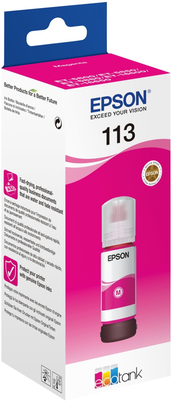 Epson 113 Original Tintenpatrone C13T06B340 Magenta